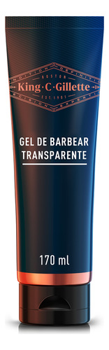 Gel De Afeitar Transparente King C. Gillette 170 Ml