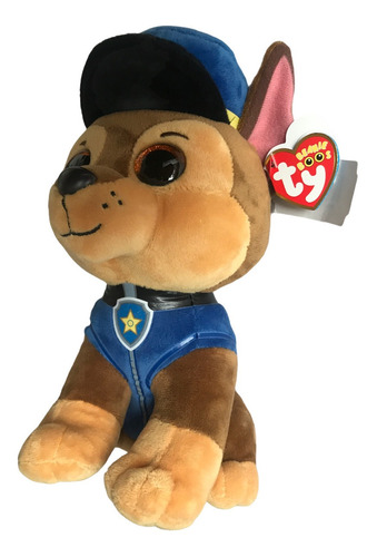 Peluche Perrito Chase Paw Patrol Mediano Ty Beanie Boos Nick