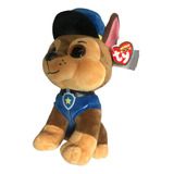 Peluche Perrito Chase Paw Patrol Mediano Ty Beanie Boos Nick