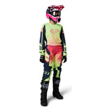 Conjunto Equipo Mujer 180 Leed Fluor Motocross Atv Moto Fox