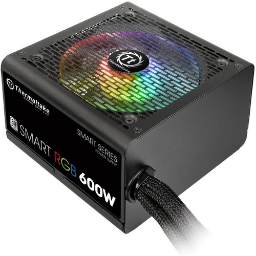 Fuente Thermaltake 600w Smart Rgb 80 Plus Gamer