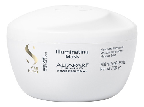 Mascarilla Iluminadora Alfaparf Para Cabellos Normales 200ml