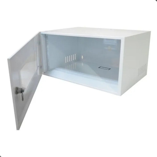 Mini Rack Organizador 5u Acrílica Onix Para Dvr Intelbras Cor Branco