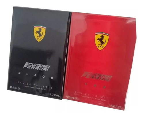 Perfume Ferrari Black 125ml + Ferrari Red 125ml