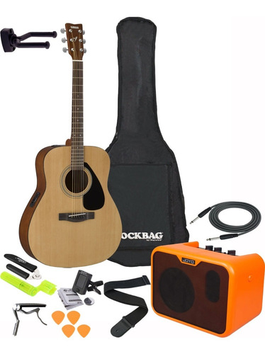 Kit Guitarra Electroacústica Yamaha Fx310aii Amplificador + 