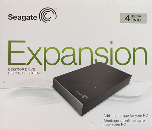 Hd Seagate Expansion Desktop Drive Externo 4tb 3.0 Usado Model Srd00f2       7 63649 03945 8