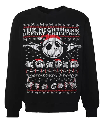 Sudadera Ugly Sweater Jack Skellington Nightmare Christmas | Meses sin interés