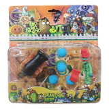 Blister Personajes Plantas Vs Zombies X1 + Accesorios Juguet