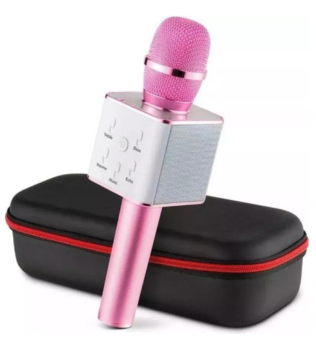 Micrófono Karaoke Parlante Bluetooth + Estuche