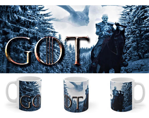 Rnm-0260 Taza Tazon Game Of Thrones Juego De Tronos Dr House