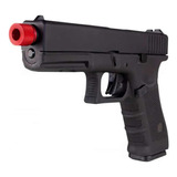 Pistola Airsoft Green Gás Gbb Glock R17 Full Metal 6mm Rossi