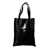 Bolsa Tote Bag Artesanal Gabardina Bordado Gaviota Cool