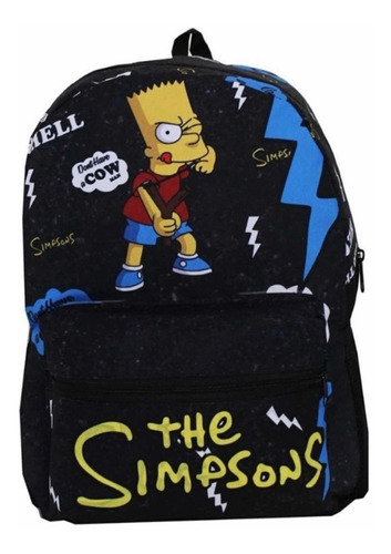 Mochila Escolar Bart Simpsons Infantil Juvenil