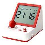 Elegante Reloj Despertador Con Pantalla Led Para Mesita De