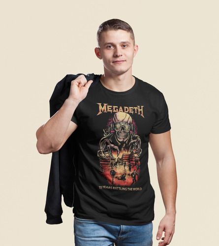 Camiseta Rock Metal Megadeth N8