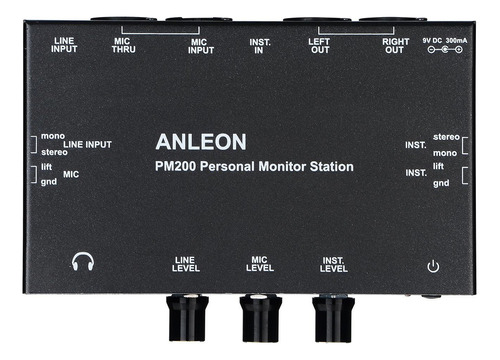 Anleon Pm200 personal Monitor Estación Multicanal Mezclad