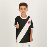 Camisa Vasco Building Infantil Preta