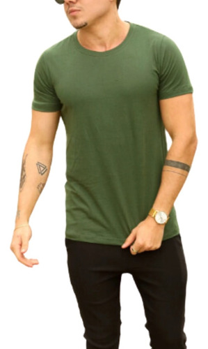 Camiseta Malha Fria Pv Masculina Unissex Diversas Cores Tops