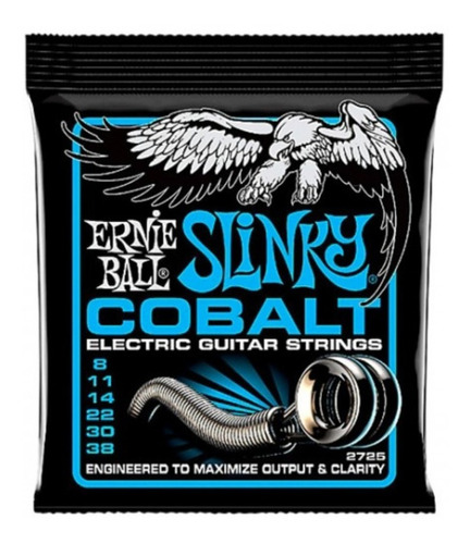 Encordado Ernie Ball 2725 Cobalt Guitarra Eléctrica