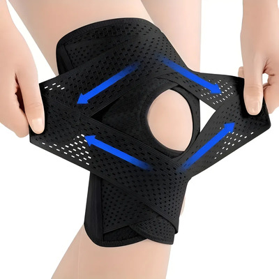 Rodillera De Recuperación De Lesiones \u002F Rodillera Deportiva Color Negro Talla Xl | MercadoLibre