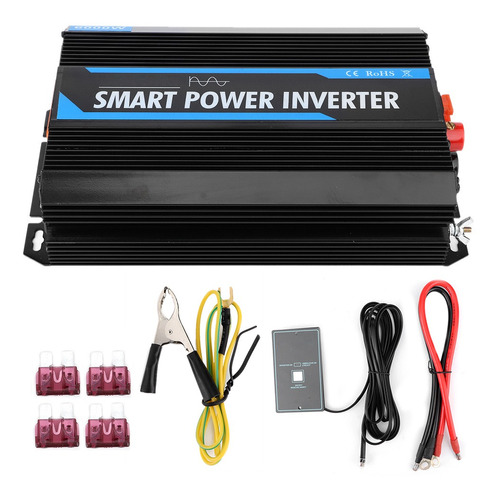 Inversor De Coche De Energía 6000w 12v A 220v De Onda Pura F