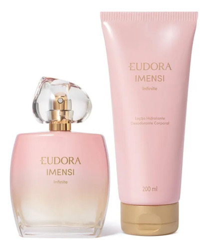 Kit Eudora Imensi Infinite: Deo Colônia 100ml + Hidratante 200ml