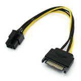 Cable De Fuente Adaptador Sata A 6 Pines Pci-e