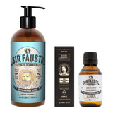 Kit Shampoo Para Barba + Fortalecedor Barba Sir Fausto