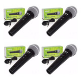 Shure Sv100 Paquete Micrófonos Para Voz 4 Piezas Vocal