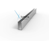 Perfil U Aluminio Blindex 10mm 14 X 25 X 3mts Distribuidor