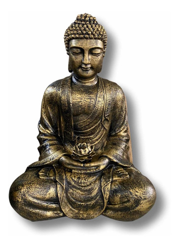 Estatua Buda Cimento 1 M Alt  Jardim