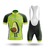 Conjunto Ciclismo Tricota Palta Avocado Calza Acolchado 