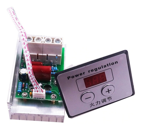 Control Regulador De Voltaje 220v 10000w Scr Digital Display