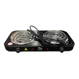 Fogão Cooktop Elétrico Fogareiro Portátil Camping 2 Bocas 