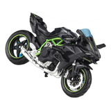 Modelo De Aleación De Motocicleta 1:18 Para Ninja H2 R