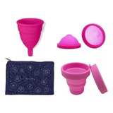 Disco Menstrual + Vaso Esterilizador + Copa Fleurity Neceser