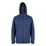 Chaqueta Cortavientos Tempest Ptx Hombre Azul Doite