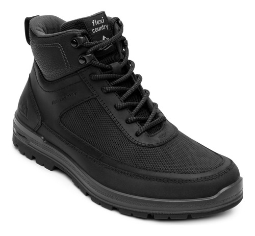 Bota Outdoor Flexi Country Hombre Negro 92113