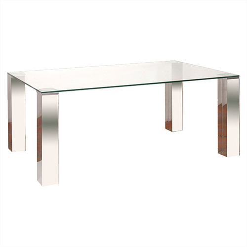 Mesa Ratona Moderna H2o Living Recibidora Metal 110x60x45cm