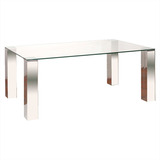 Mesa Ratona Moderna H2o Living Recibidora Metal 110x60x45 Cm