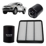 Kit X3 Filtros Aire Aceite Gasoil Mitsubishi L200 Triton 2.5