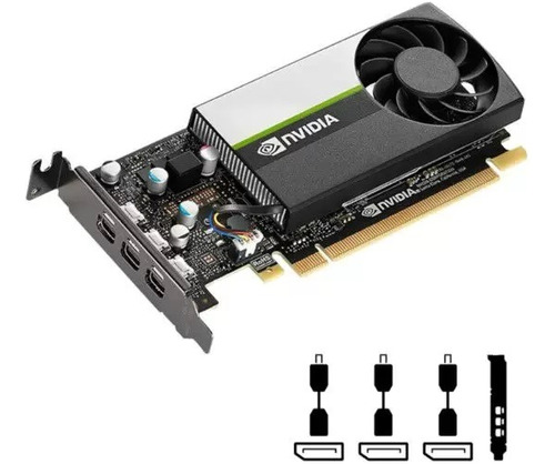 Placa De Video Quadro 4gb Gddr6 64 Bits Vcnt4004gb-pb Pcyes