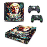 Skin Personalizado Para Ps4 Slim Astronauta (1143)