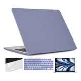 Funda Twolskoo Para Macbook Air 13 M2 + C/teclado Levander