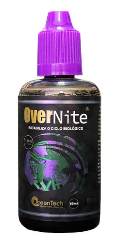 Ocean Tech Over Nite 50ml - Estabiliza O Ciclo Biologico