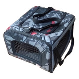 Bolso Semi Rígido Perro Gato Apto Cabina Avión 36x33x23 Iata