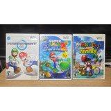 Lote Jogos Nintendo Wii Original Super Mario