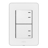 Llave De Luz Armada Jeluz Mito Doble Punto Combinacion Blanc