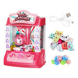 Arcade Candy Capsule Claw Game Juguete Mini Rosa 10 Muñecas