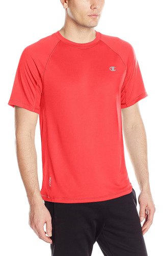 Champion Camiseta Powertrain Para Hombre, Escarlata, Pequeña